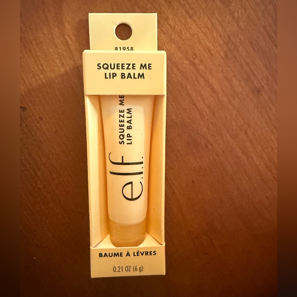 💙 4/$20 E.L.F COSMETICS SQUEEZE ME LIP BALM - VANILLA FROSTING